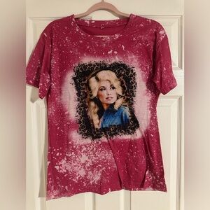 Pink Graphic T-Shirt with Dolly Portrait